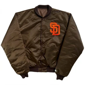 San Diego Padres Emma Stone Bomber Jacket