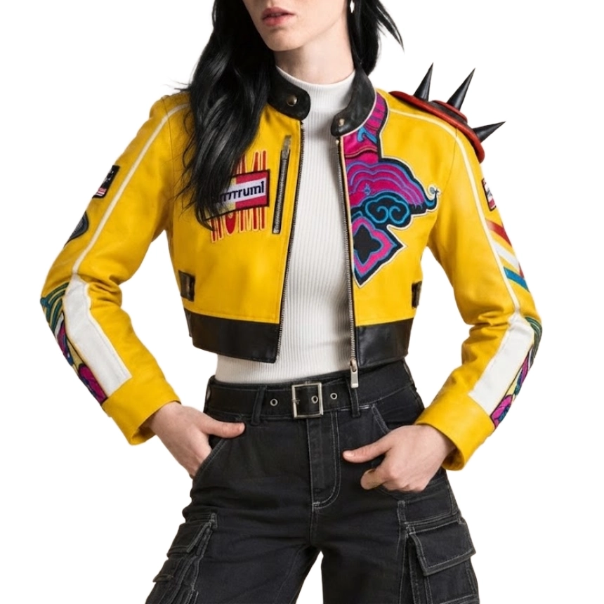 Rumi Kpop Demon Hunters Leather Jacket - Image 3