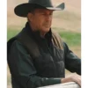 s05 john dutton black vest
