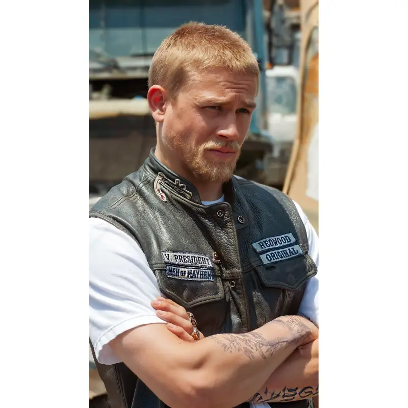 Charlie Hunnam Sons of Anarchy Leather Vest - Image 9