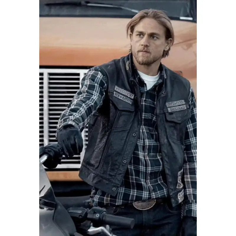 Charlie Hunnam Sons of Anarchy Leather Vest - Image 6