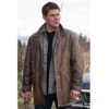 supernatural dean winchester brown leather coat