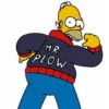 the simpsons homer simpson blue jacket
