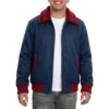 the simpsons mr plow polyester jacket