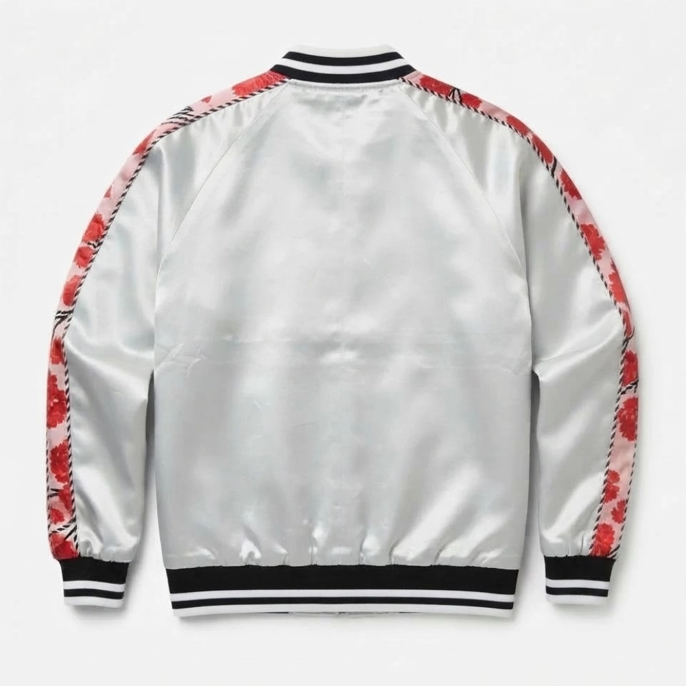 Pete Davidson Tommy Pitera Silver Jacket - Image 3