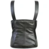 tupac black suspender vest