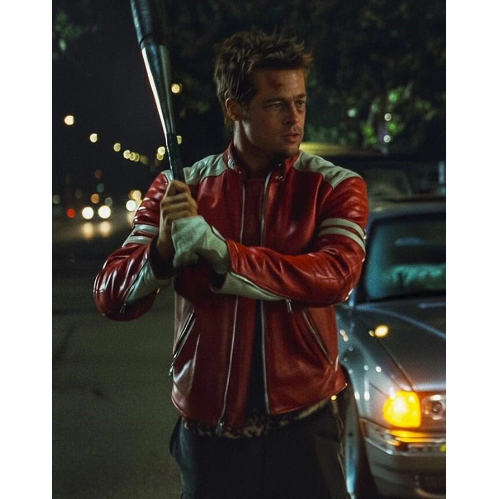 Tyler Durden Fight Club Cafe Racer Jacket - Image 5
