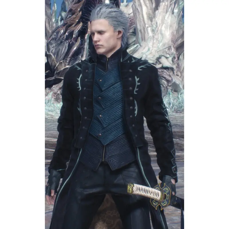 Devil May Cry 5 Vergil Leather Coat - Image 8