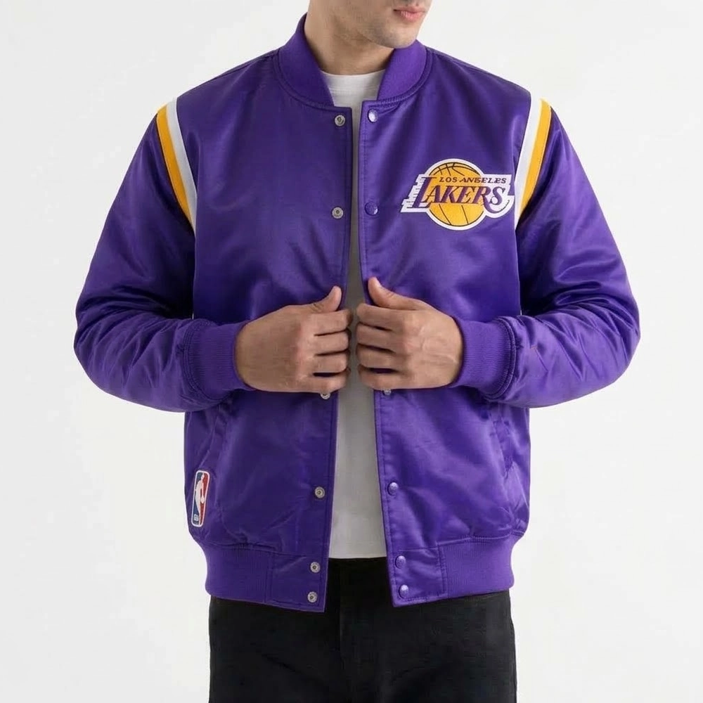 80s Los Angeles Lakers Jacket - Image 2