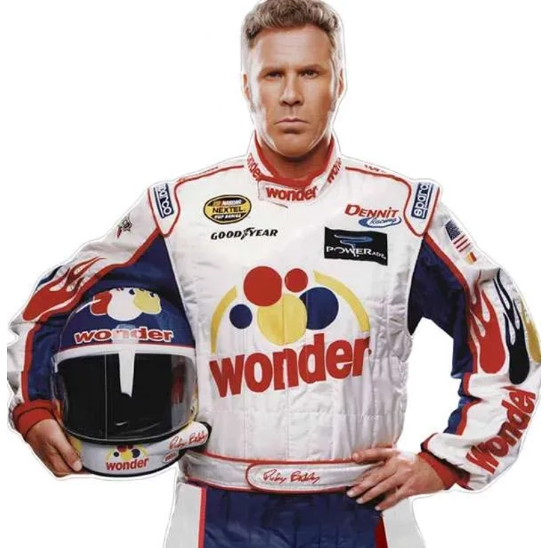 Will Ferrell Talladega Nights Racer Leather Jacket - Image 6