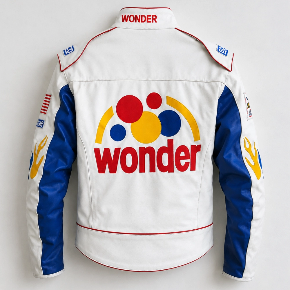 Will Ferrell Talladega Nights Racer Leather Jacket - Image 3