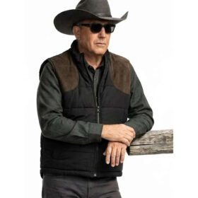 Kevin Costner Yellowstone S05 Puffer Vest