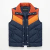 80s down ski vest