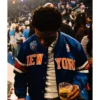 a boogie wit da hoodie ny knicks blue satin jacket