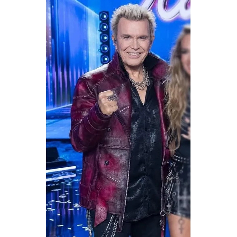 Billy Idol American Idol Leather Jacket - Image 7