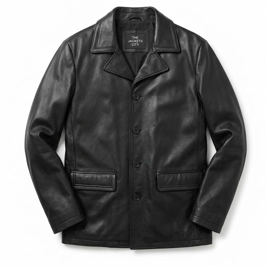 RDR2 Arthur Morgan Black Leather Blazer