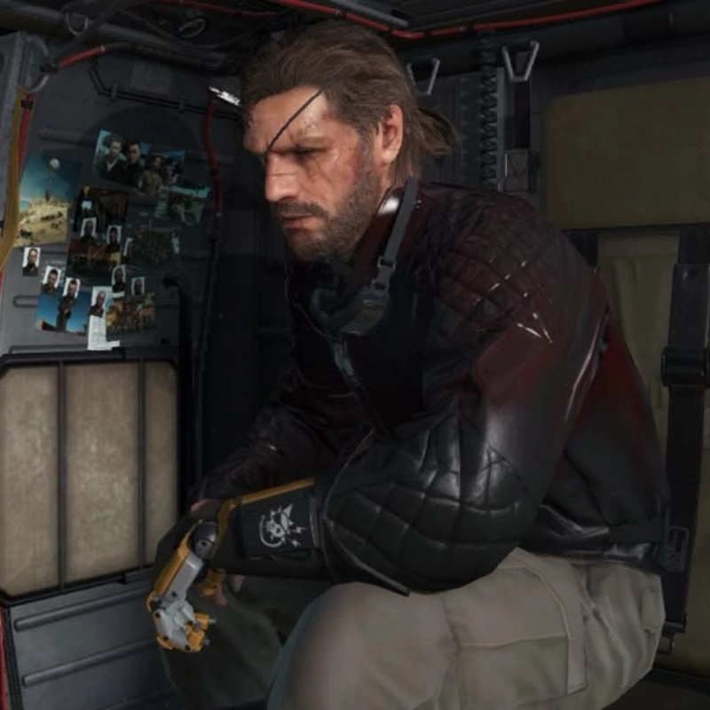 Metal Gear Solid 5 Big Boss Leather Jacket - Image 7