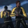 cayo perico panther tour gta black and yellow fleece jacket