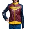diana of theyscira wonder woman leather jacket