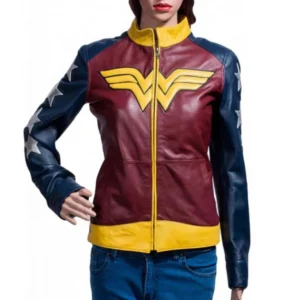 Diana Prince Wonder Woman Leather Jacket