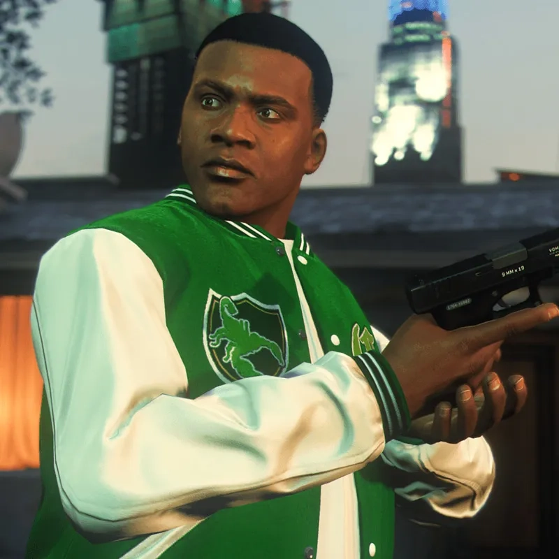 Franklin Adamim GTA 5 Varsity Jacket - Image 4