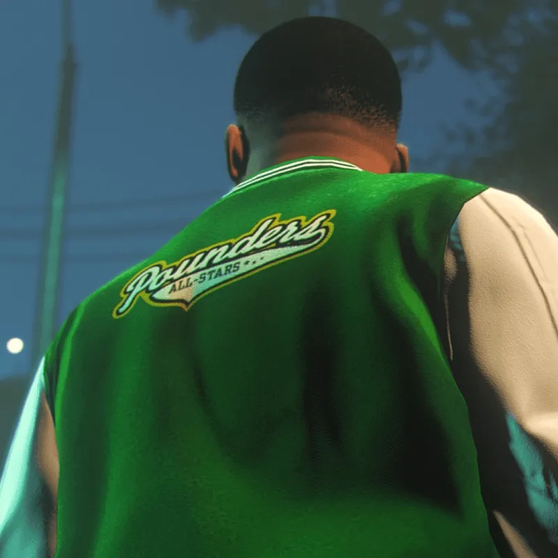 Franklin Adamim GTA 5 Varsity Jacket - Image 6