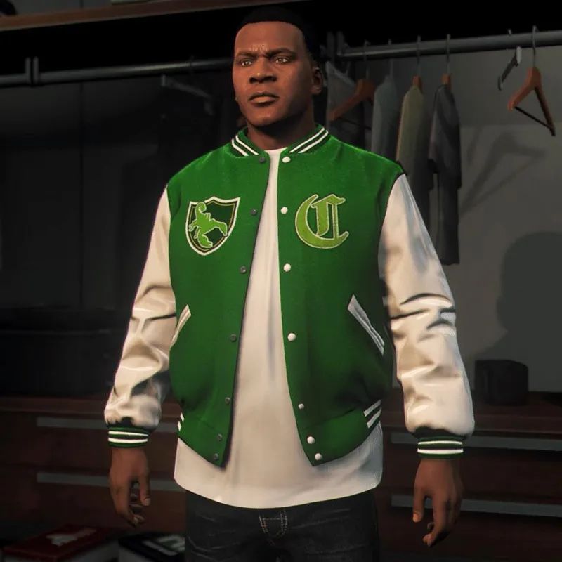 Franklin Adamim GTA 5 Varsity Jacket - Image 2