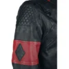 harley quinn jacket right sleeve design