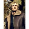 leon kennedy aviator bomber jacket