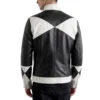 mens power rangers black white jacket