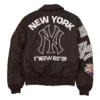ny yankees new era ma 1 flight brown jacket