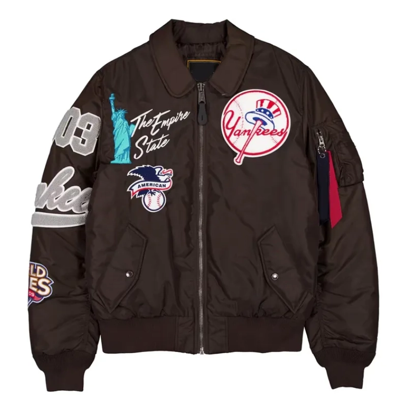 NY Yankees The Empire State MA-1 Flight Jacket - Image 6