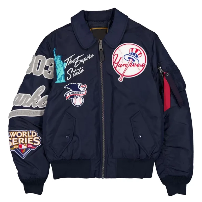 NY Yankees The Empire State MA-1 Flight Jacket