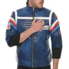 party poison blue jacket