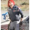 party poison mcr blue leather jacket