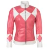 power rangers pink leather jacket