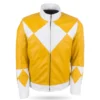 power rangers yellow leather jacket