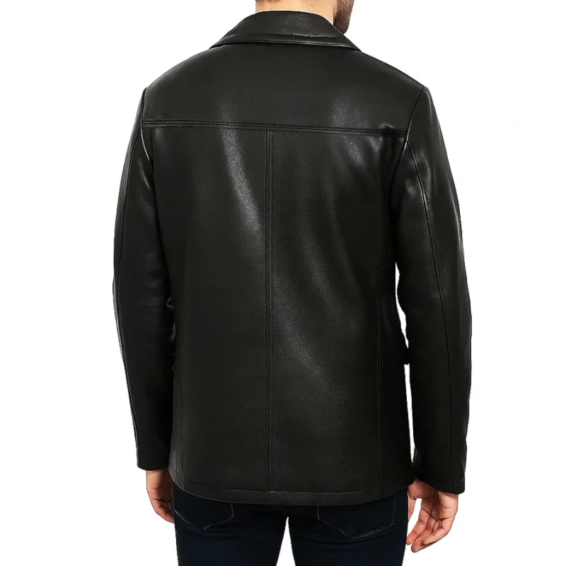 RDR2 Arthur Morgan Black Leather Blazer - Image 9