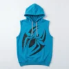 spiderman with blue hoodie
