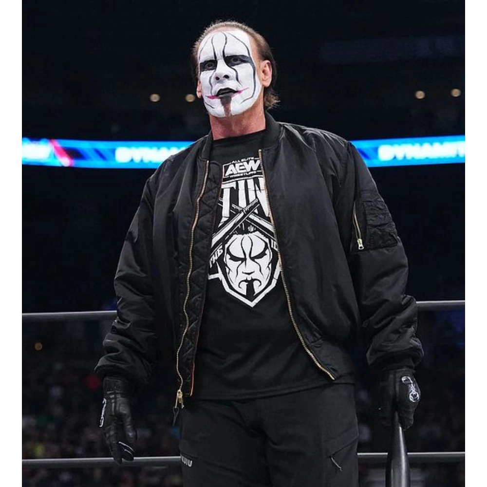 AEW Dynamite Sting Bomber Jacket - Image 2