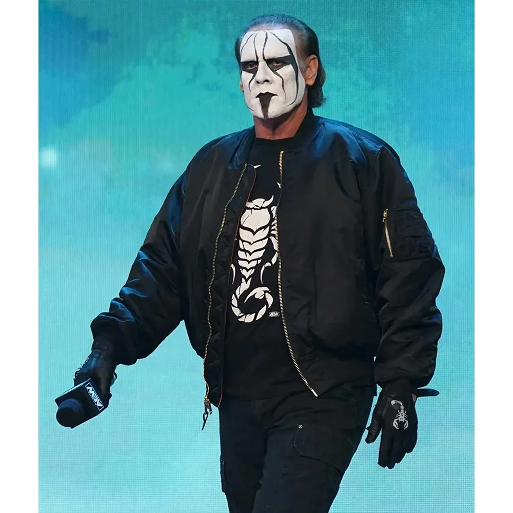 AEW Dynamite Sting Bomber Jacket - Image 8
