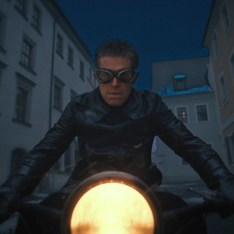Willem Dafoe Grand Budapest Leather Coat - Image 7