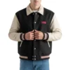 the sopranos black and cream jacket