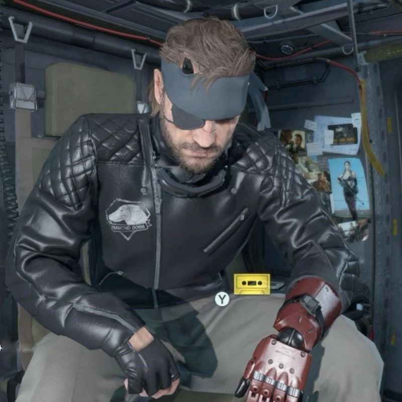 Metal Gear Solid 5 Big Boss Leather Jacket - Image 9